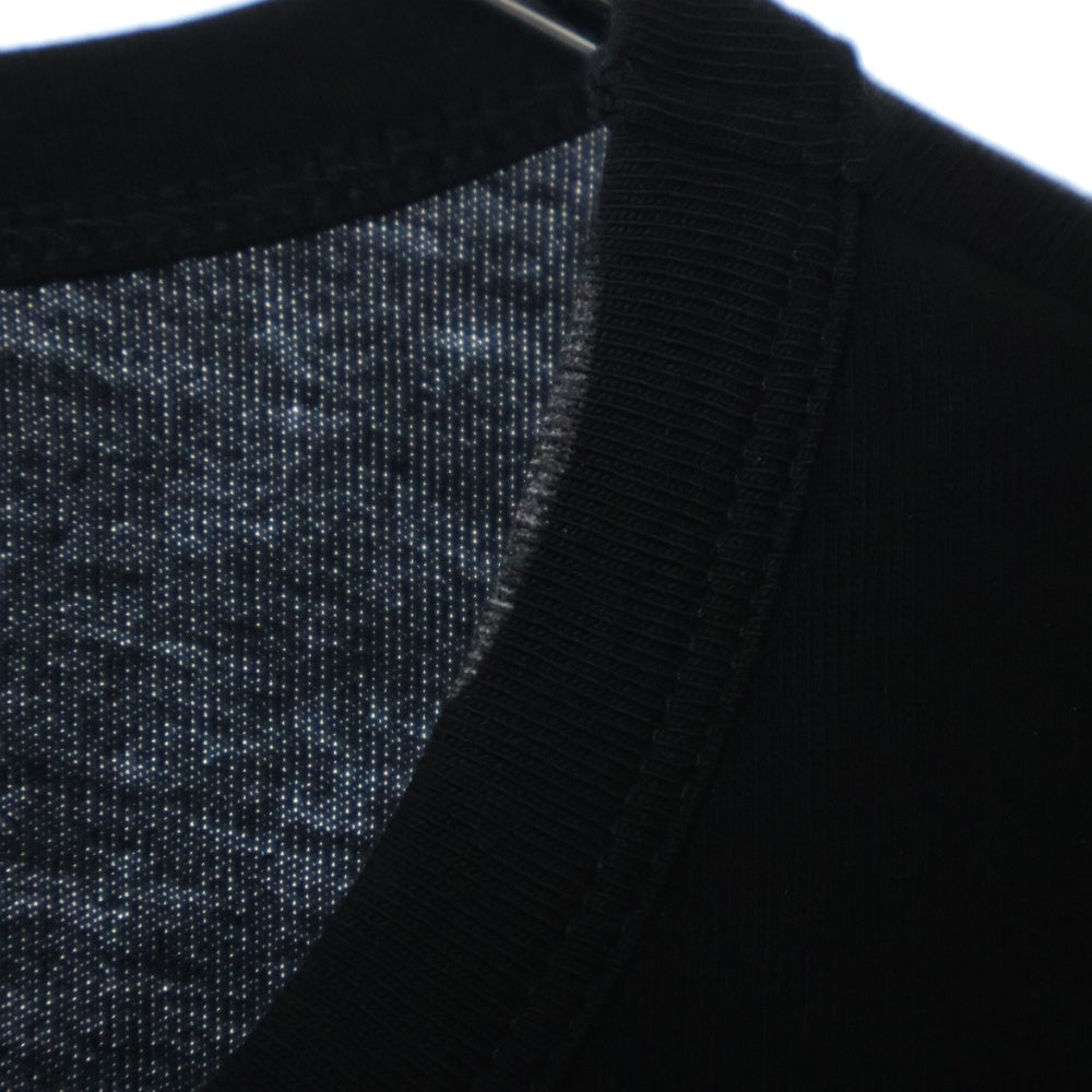 MONCLER(モンクレール) MAGLIA TEE フロントプリント クルーネック 半袖Tシャツ ブラック F10918C73710 8390T