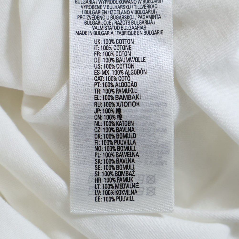 DIESEL(ディーゼル) フロントDロゴ クルーネック 半袖Tシャツ ホワイト A09864