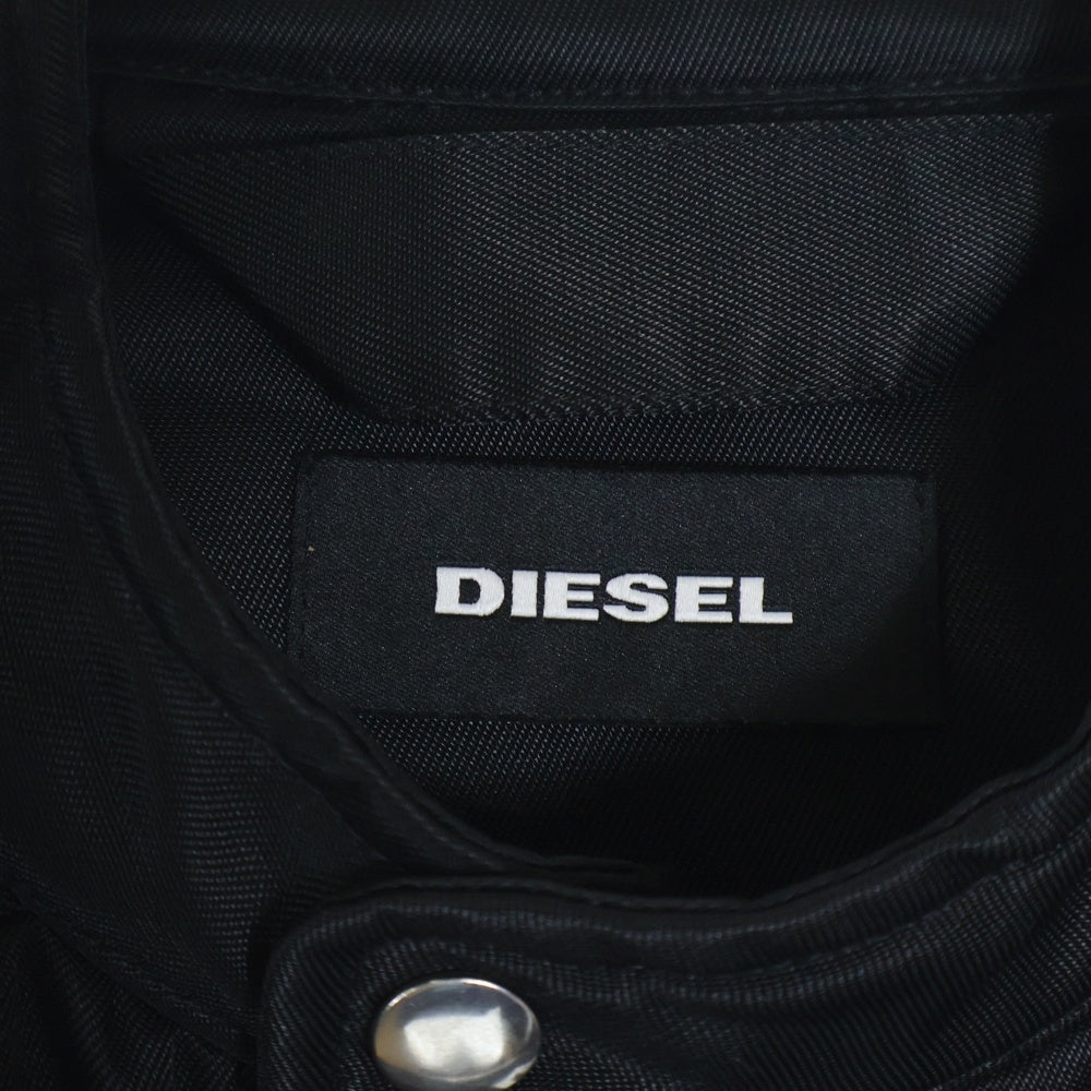 DIESEL(ディーゼル) J-SHIRO JACKET シングルライダース バイカージャケット ブラック