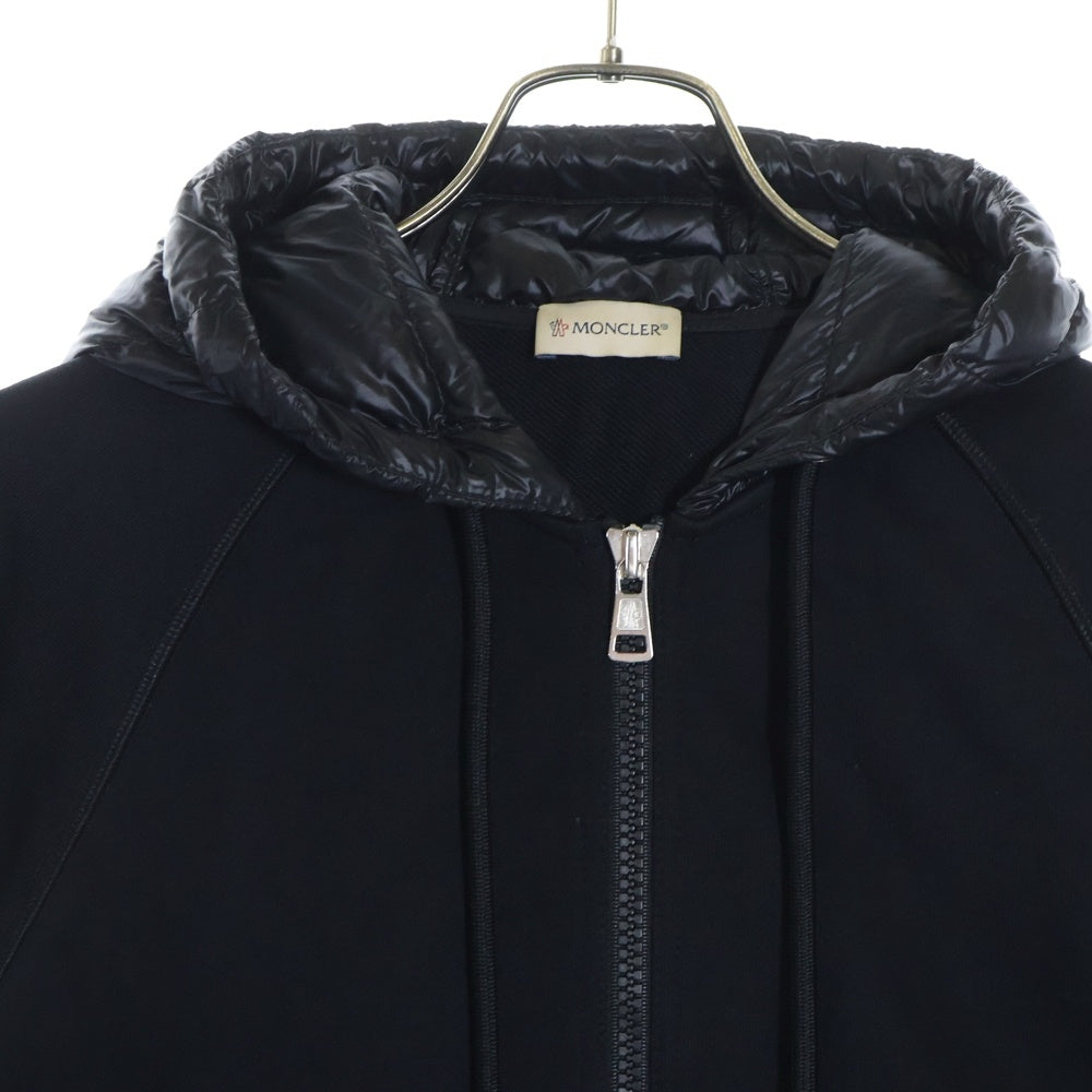 MONCLER(モンクレール) MAGLIA CARDIGAN カーディガン 切替ジップアップパーカー D20918400600 80985 ブラック