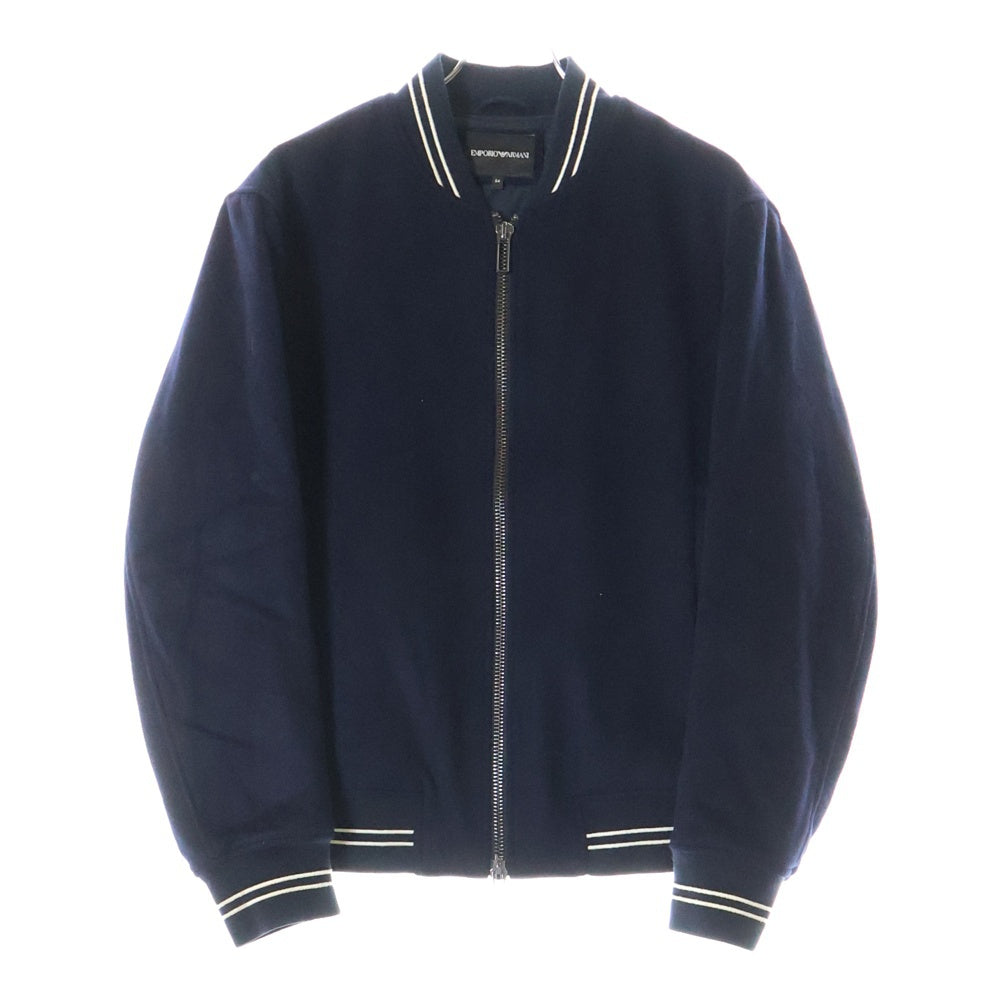 EMPORIO ARMANI(エンポリオアルマーニ) Wool Bomber Jacket ウール ボンバージャケット ネイビー 6K1BA3 1NXQZ