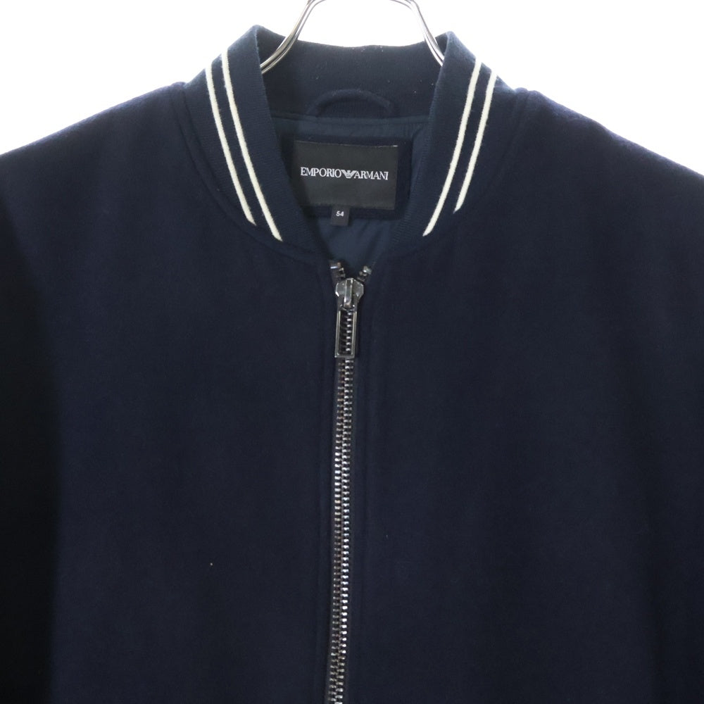EMPORIO ARMANI(エンポリオアルマーニ) Wool Bomber Jacket ウール ボンバージャケット ネイビー 6K1BA3 1NXQZ