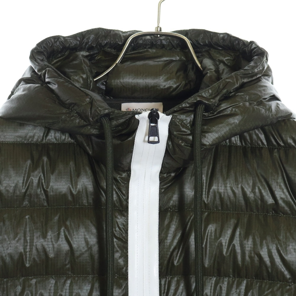 MONCLER(モンクレール) MAGLIA CARDIGAN スウェット切替 ダウンジャケット カーキ E20918427800 80967
