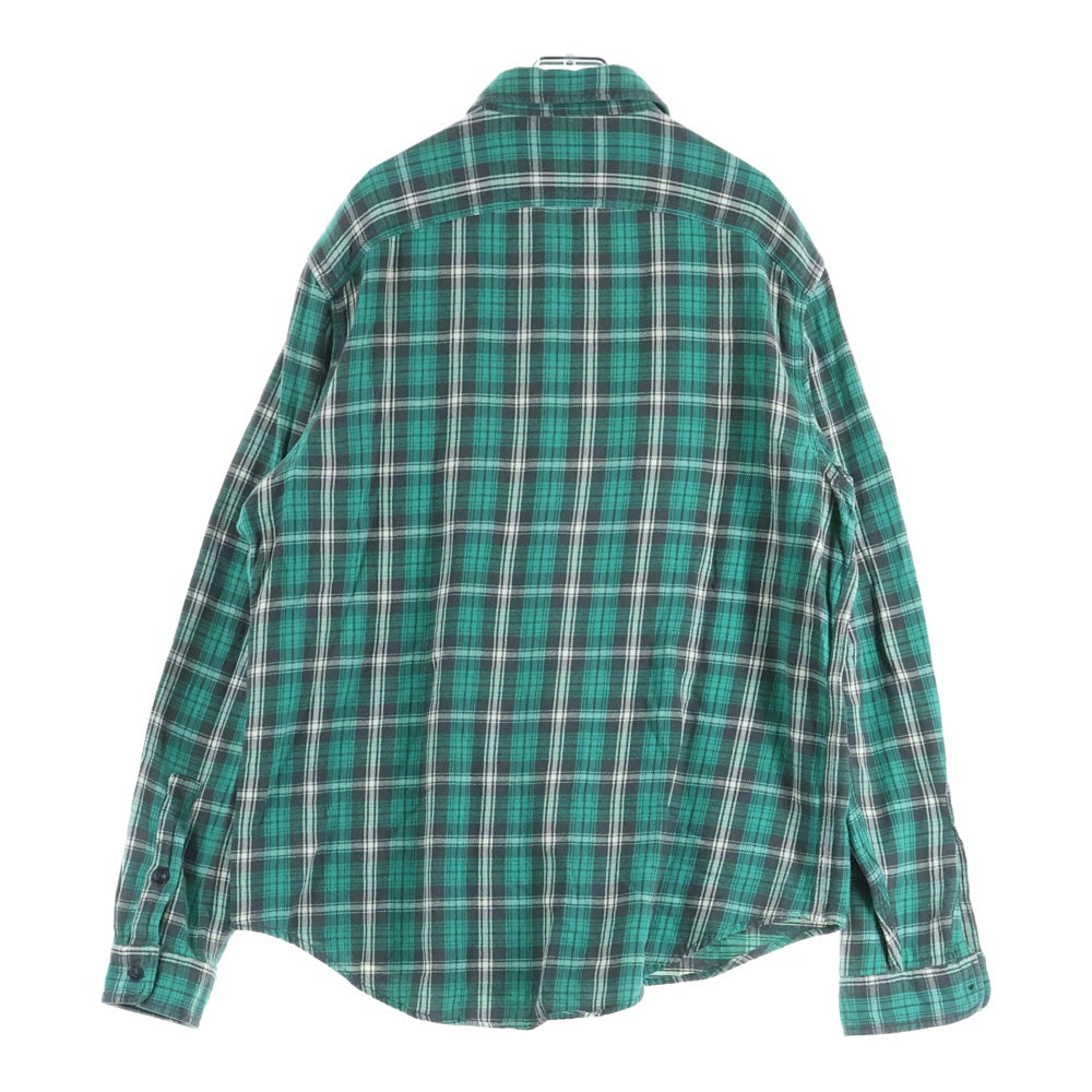 POLO RALPH LAUREN(ポロラルフローレン) POLO COUNTRY ポロカントリー 2ポケット チェック長袖シャツ グリーン