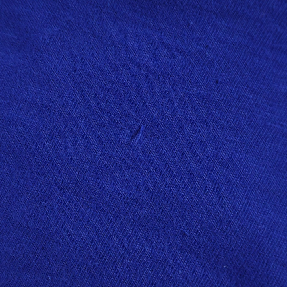 SUPREME(シュプリーム) 19AW Flame S/S Top フレイムロゴワッペン付き半袖Tシャツ クルーネックカットソー ブルー