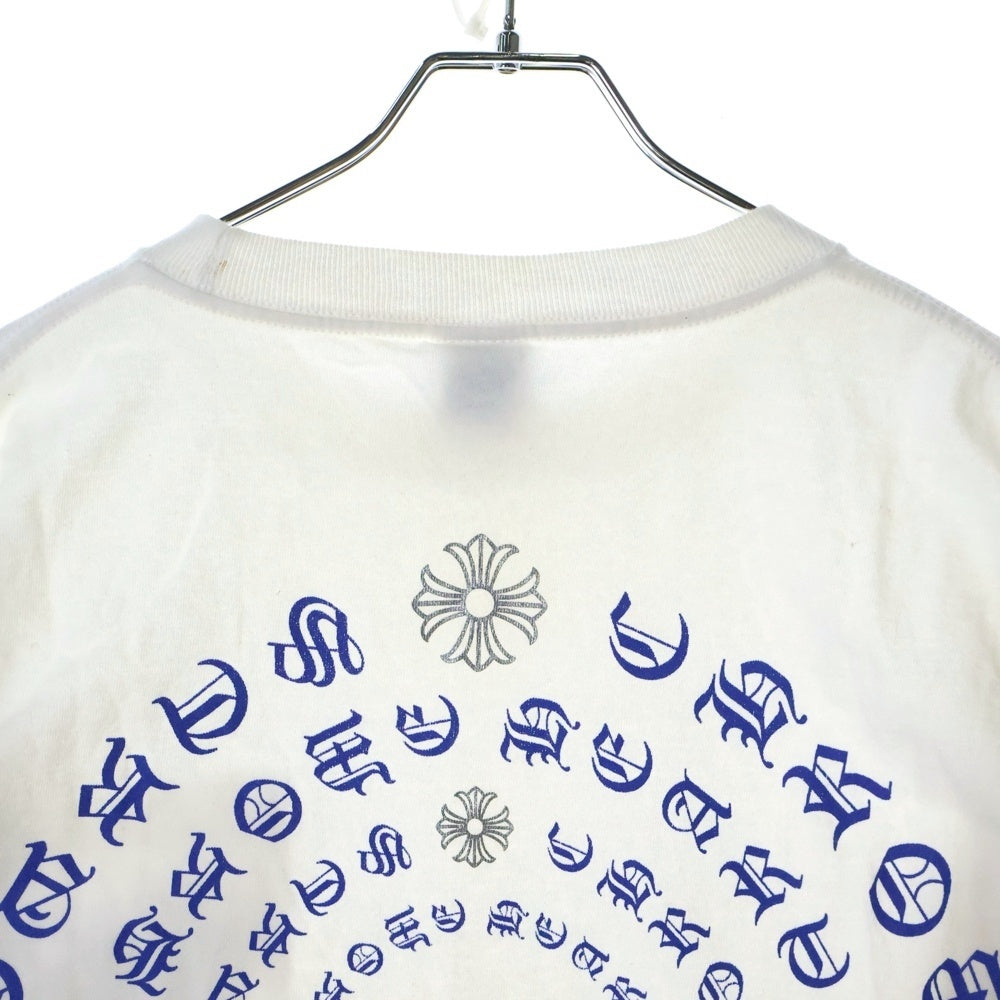CHROME HEARTS(クロムハーツ) OLD CIRCLE CH PLUS L/S TEE バックサークルCHプラスプリント オールド クルーネック 長袖Tシャツ ホワイト