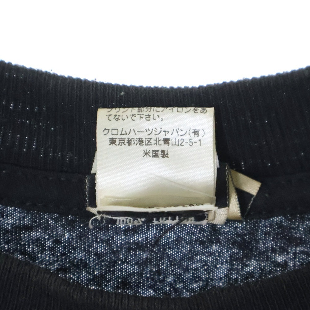 CHROME HEARTS(クロムハーツ) OLD CH TOKYO T-SHRT オールド 東京限定 ホースシュー スクロールラベル プリント 半袖 カットソー Tシャツ カットソー ブラック