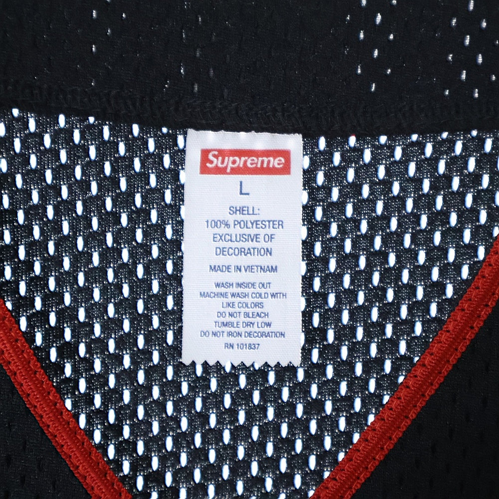 SUPREME(シュプリーム) ×HOMERUN Baseball Jersey ホームラン ベースボール ジャージ ゲームシャツ 半袖シャツ ブラック
