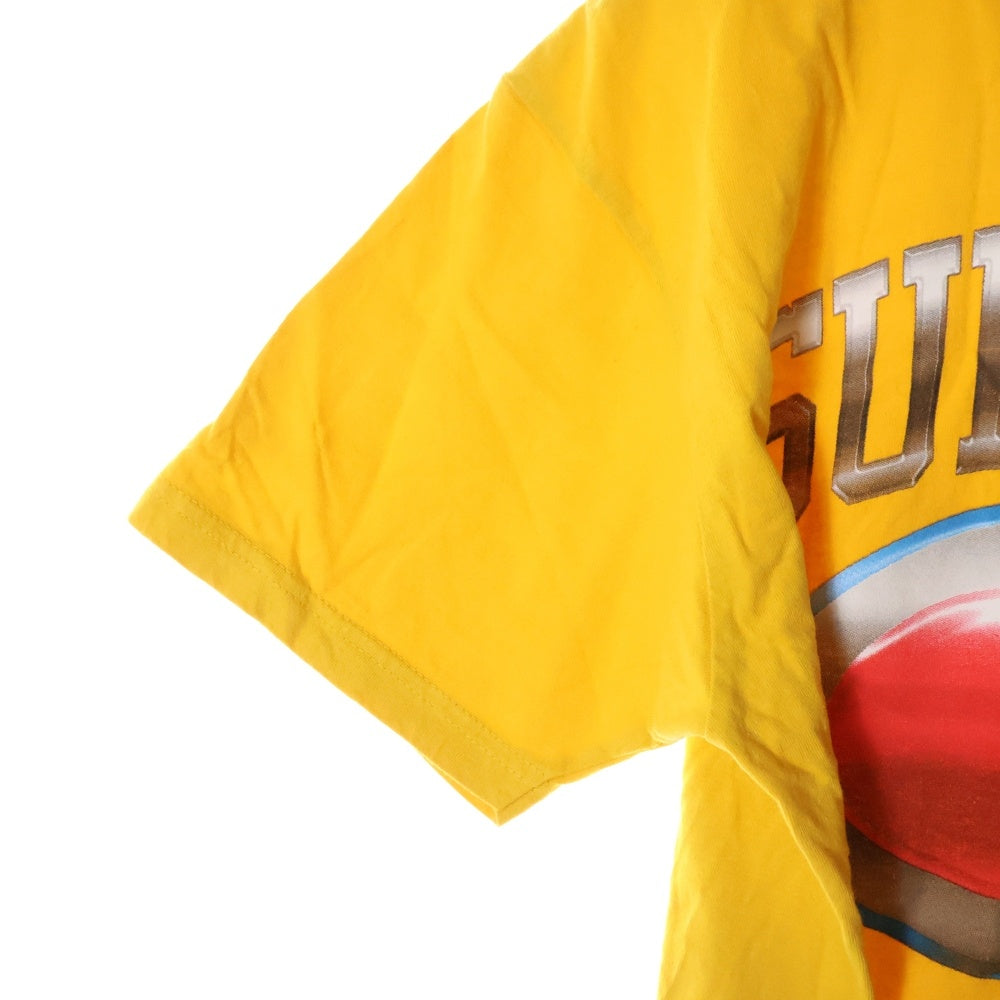 SUPREME(シュプリーム) 19SS ×Champion Chrome Crewneck チャンピオン クローム ロゴプリント Tシャツ 半袖カットソー イエロー