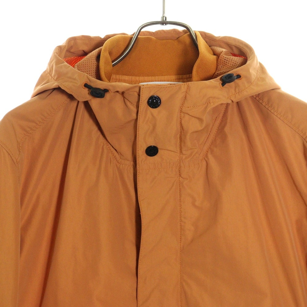 STONE ISLAND(ストーンアイランド) スーピマコットンストレッチ ツイルフーデッドブルゾンジャケット オレンジ