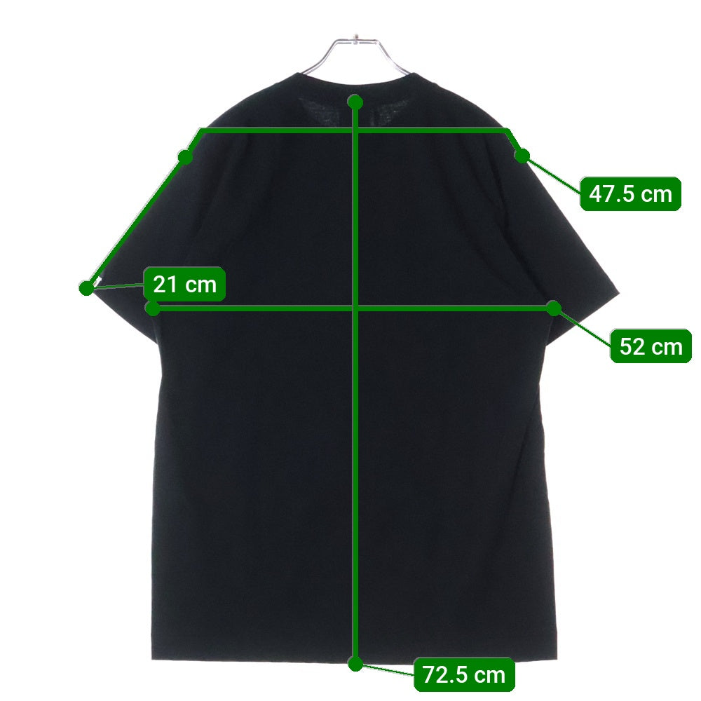 A BATHING APE(アベイシングエイプ) HEAD TEE フロントプリント クルーネック 半袖Tシャツ ブラック