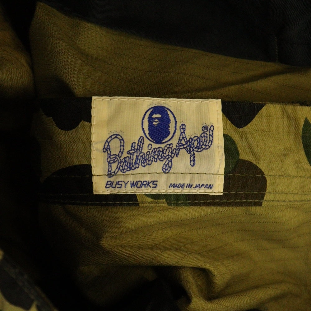 A BATHING APE(アベイシングエイプ) バックロゴパッチ カモ柄 コットン カーゴパンツ
