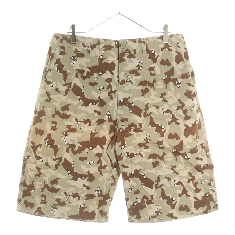 A BATHING APE(アベイシングエイプ) カモフラ総柄 コットン ハーフパンツ ショーツ