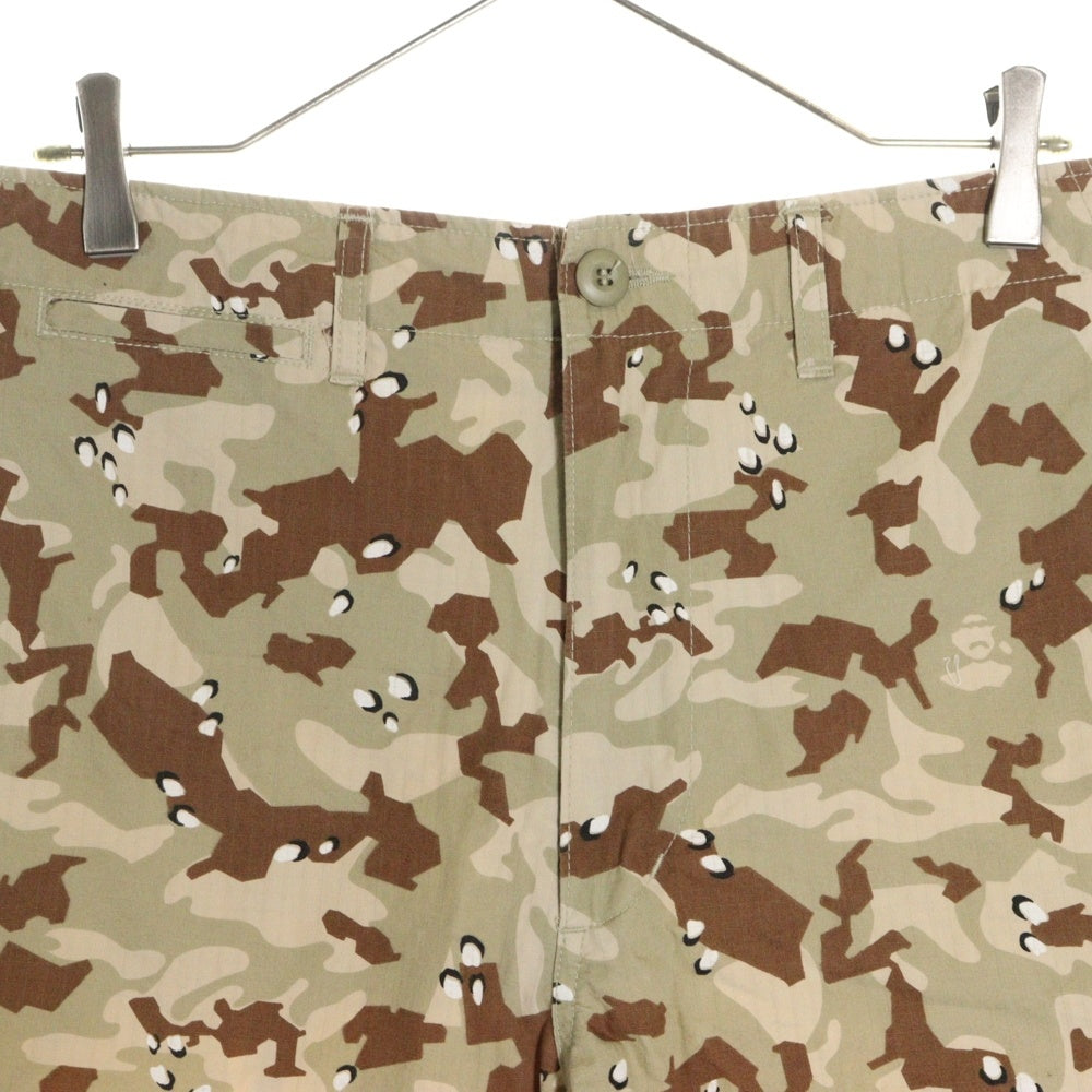 A BATHING APE(アベイシングエイプ) カモフラ総柄 コットン ハーフパンツ ショーツ