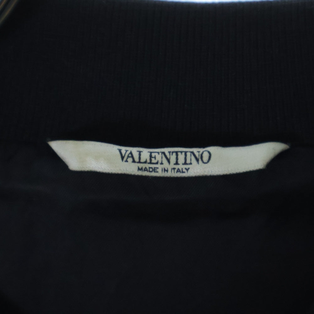 VALENTINO(ヴァレンティノ) BACK WOLF 総柄 ブルゾンジャケット グレー/ブラック