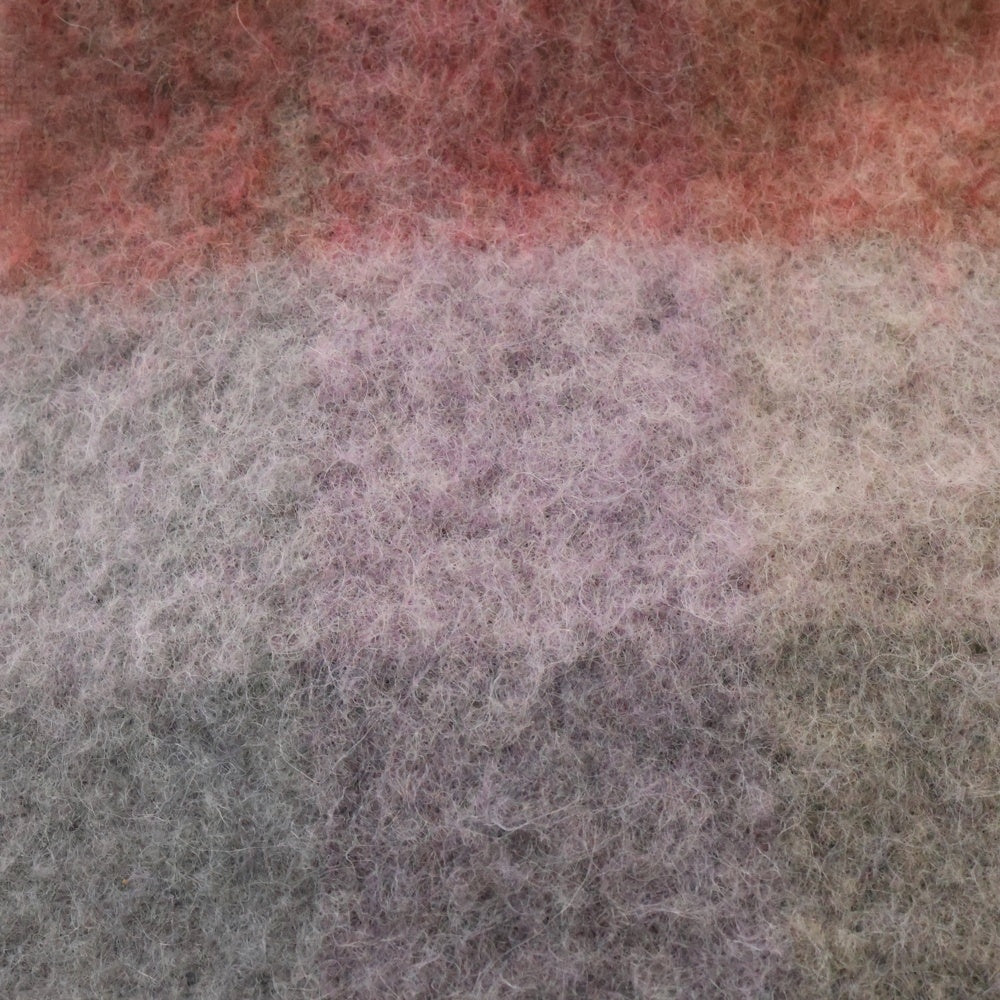 Acne Studios(アクネ ストゥディオズ) Mohair Checked Scarf モヘアニット チェックスカーフ マフラー ピンク