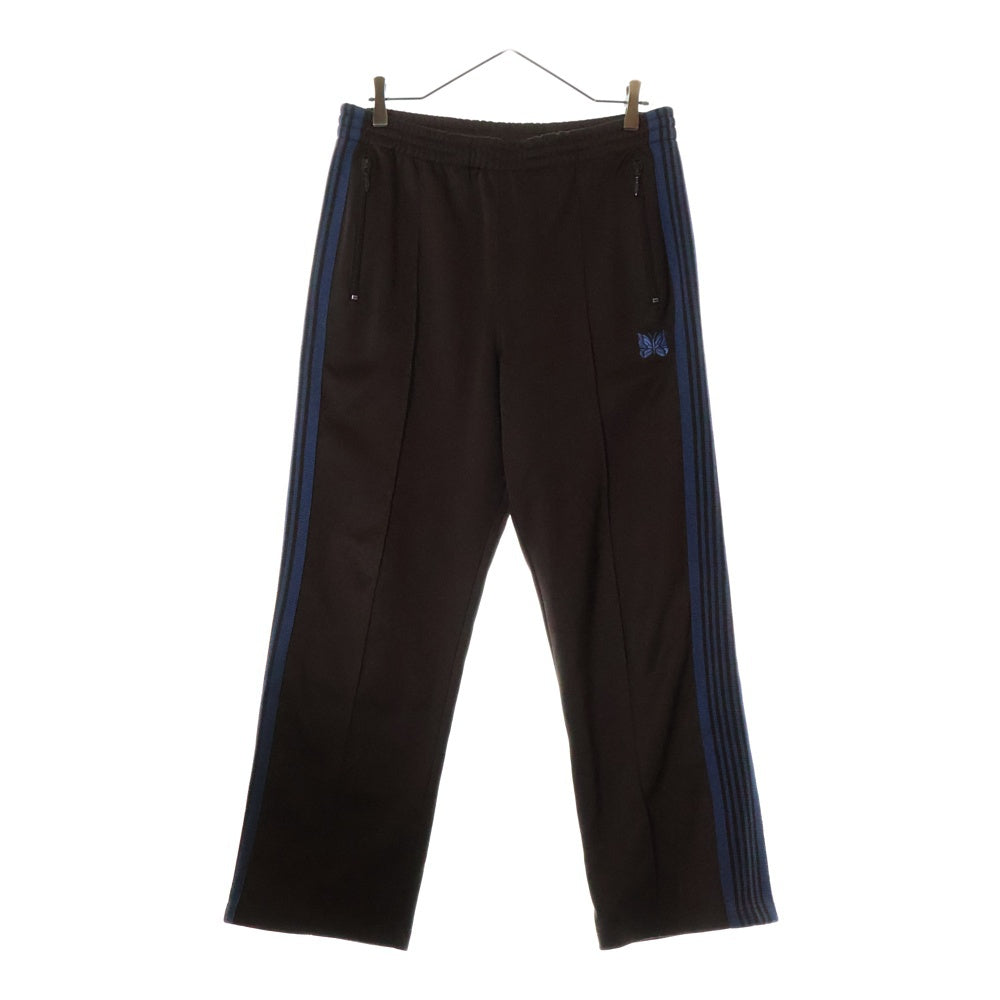 Needles(ニードルス) 20AW Track Pant Poly Smooth パピヨン刺繍 サイドライン トラックパンツ ブラウン HM226