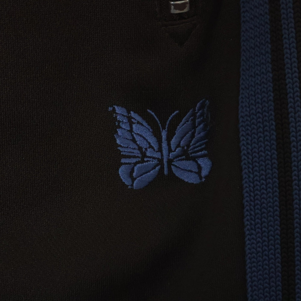 Needles(ニードルス) 20AW Track Pant Poly Smooth パピヨン刺繍 サイドライン トラックパンツ ブラウン HM226