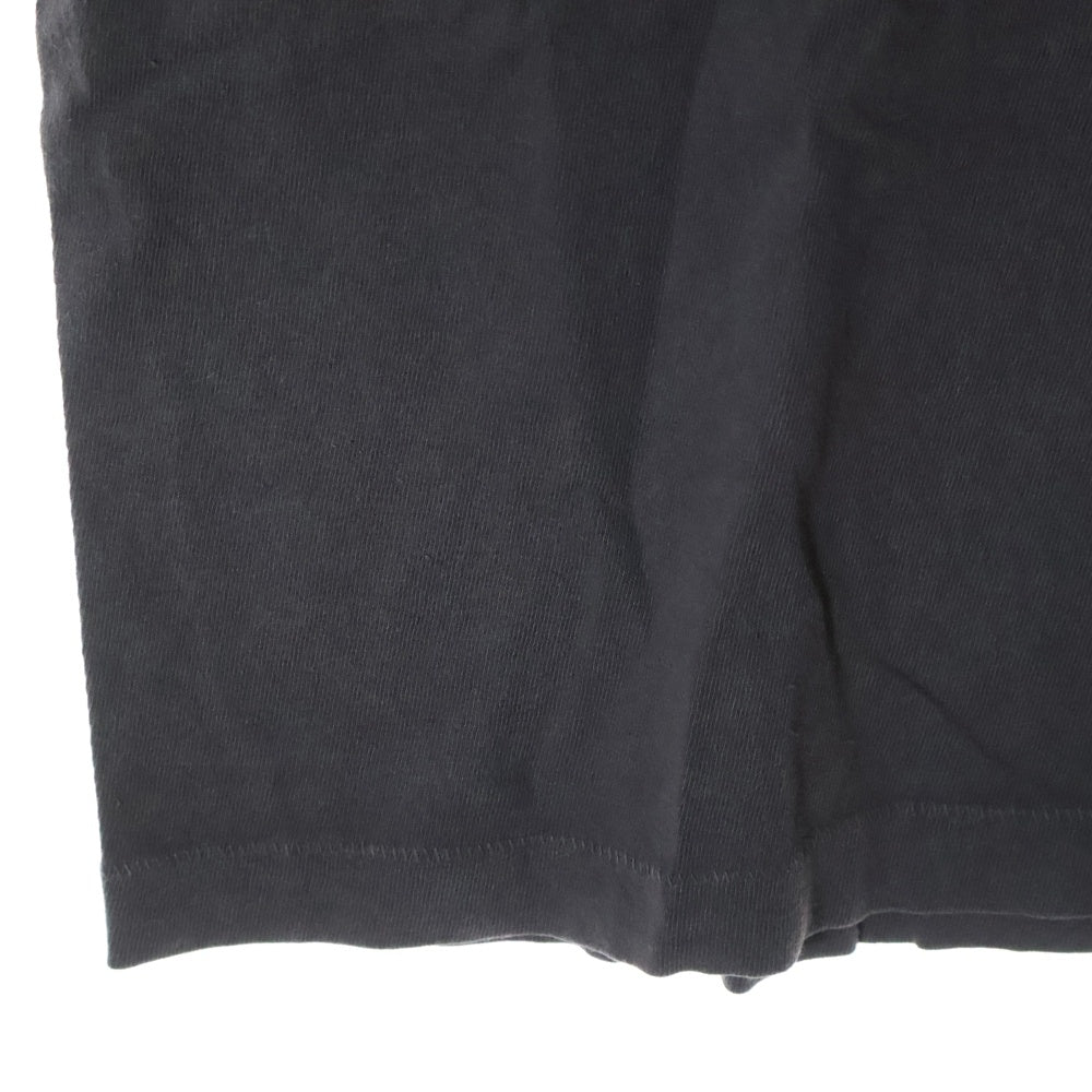 SAINT MICHAEL(セントマイケル) 20AW ヴィンテージ加工 グラフィックプリント半袖Tシャツ クルーネックカットソー ブラック SM-A20-0000-001
