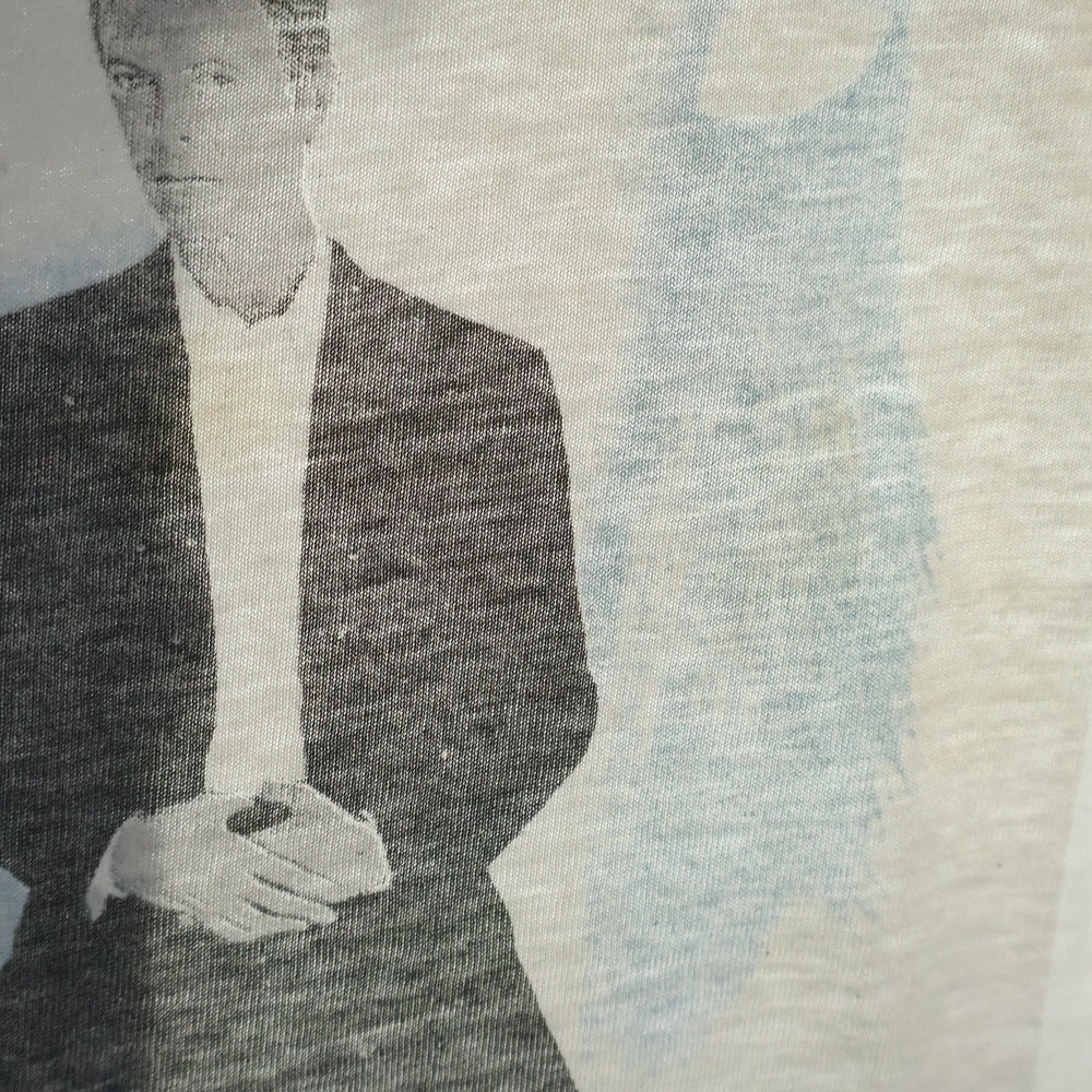 VINTAGE(ヴィンテージ) 90's David Bowie Sound+Vision Tour デヴィッド ボウイ サウンドヴィジョン ツアーT Tシャツ 半袖カットソー 両面プリント ホワイト