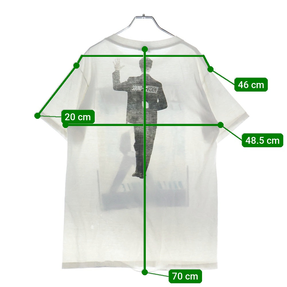 VINTAGE(ヴィンテージ) 90's David Bowie Sound+Vision Tour デヴィッド ボウイ サウンドヴィジョン ツアーT Tシャツ 半袖カットソー 両面プリント ホワイト