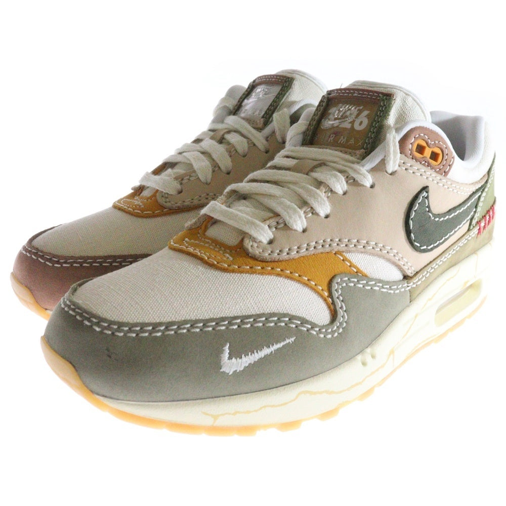 NIKE(ナイキ) WMNS AIR MAX 1 PRM ウィメンズエアマックス1 プレミアム ローカットスニーカー ベージュ DQ8656-133 US11/28.0cm