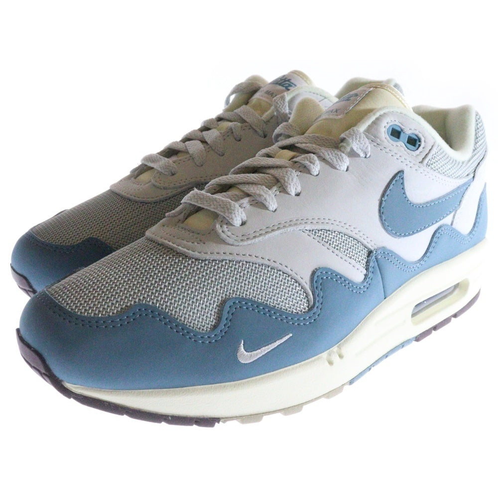NIKE(ナイキ) ×Patta AIR MAX 1 NOISE AQUA パタ エアマックス1 ローカットスニーカー ブルー US10/28cm DH1348-004