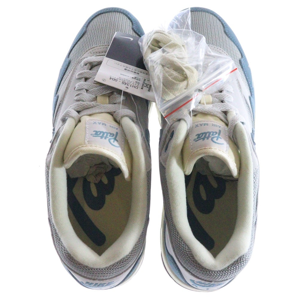 NIKE(ナイキ) ×Patta AIR MAX 1 NOISE AQUA パタ エアマックス1 ローカットスニーカー ブルー US10/28cm DH1348-004