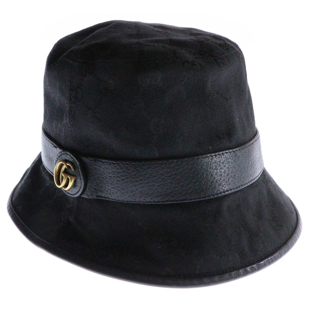 GUCCI(グッチ) GGジャガード バケットハット ブラック 576587 4HG53