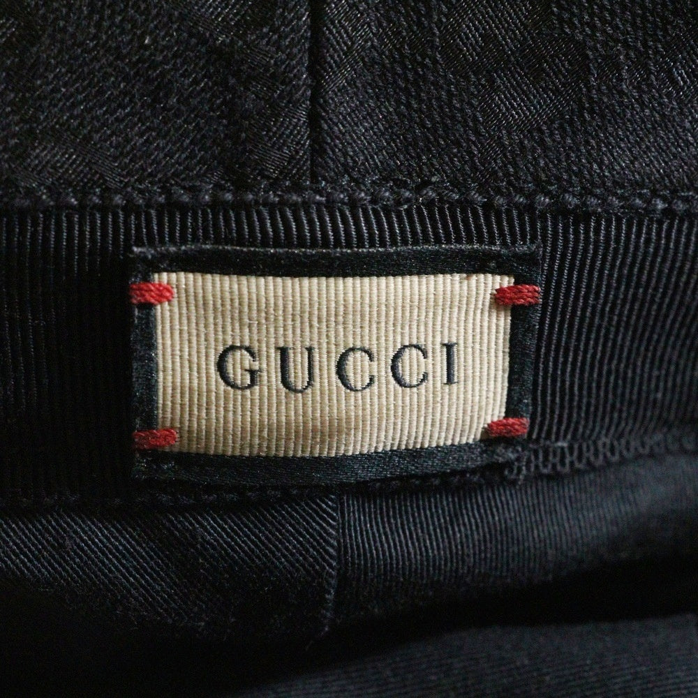 GUCCI(グッチ) GGジャガード バケットハット ブラック 576587 4HG53