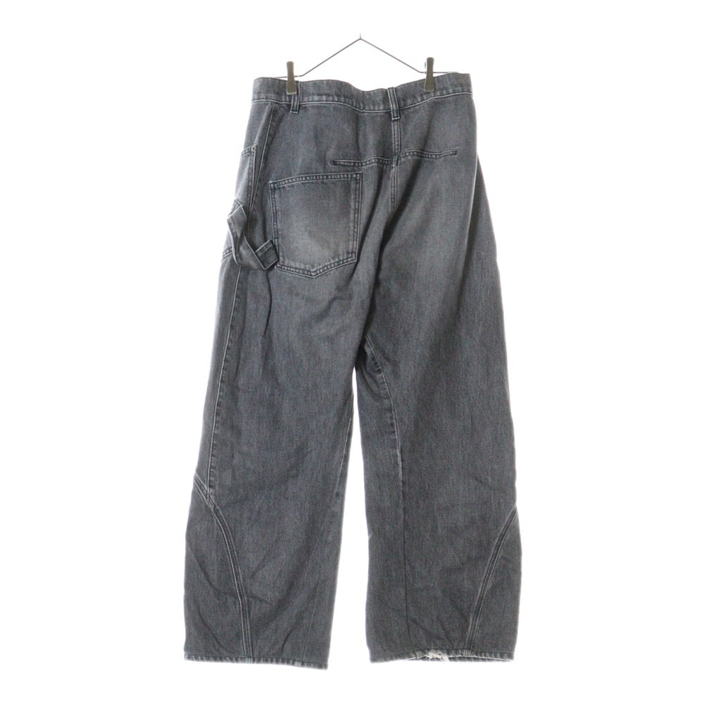 J.W.ANDERSON(ジェー ダブリュー アンダーソン) Twisted Workwear Denim Pants ツイストワーカーデニムパンツ グレー DT0068PG1195929