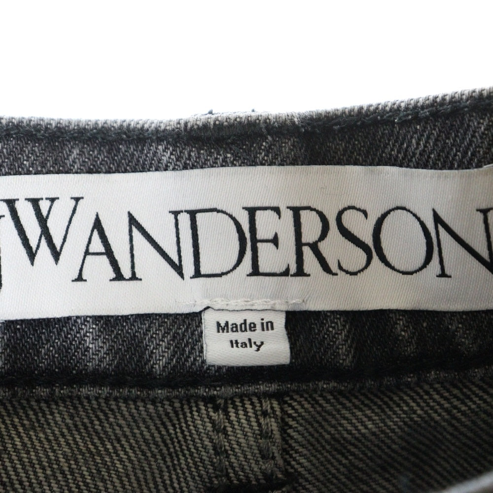J.W.ANDERSON(ジェー ダブリュー アンダーソン) Twisted Workwear Denim Pants ツイストワーカーデニムパンツ グレー DT0068PG1195929