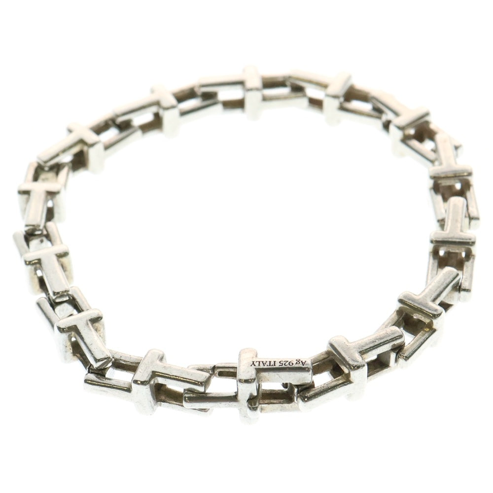 TIFFANY & Co.(ティファニー) T NARROW CHAIN Tナローチェーンブレスレット シルバー