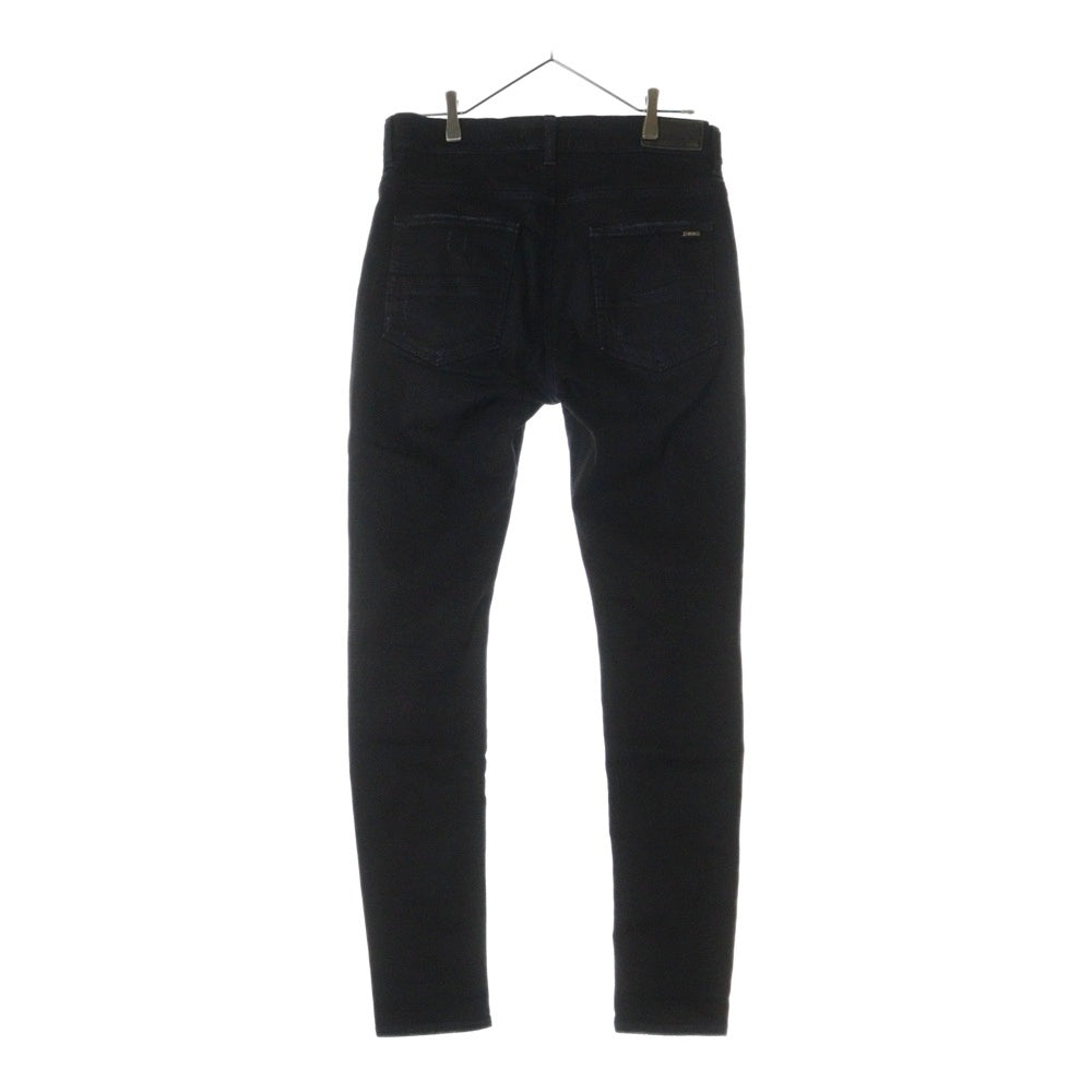 AMIRI(アミリ) MX1 JEANS 蛇腹切替ダメージ加工バイカースキニーデニムパンツ ブラック