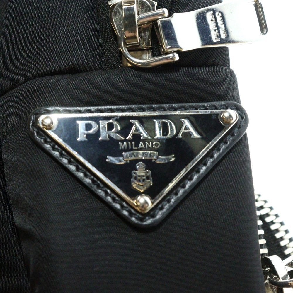 PRADA(プラダ) ×Universal Studios Frankenstein Backpack ユニバーサルスタジオ フランケンシュタイン バックパック リュック ワッペン ナイロン ブラック/カーキ