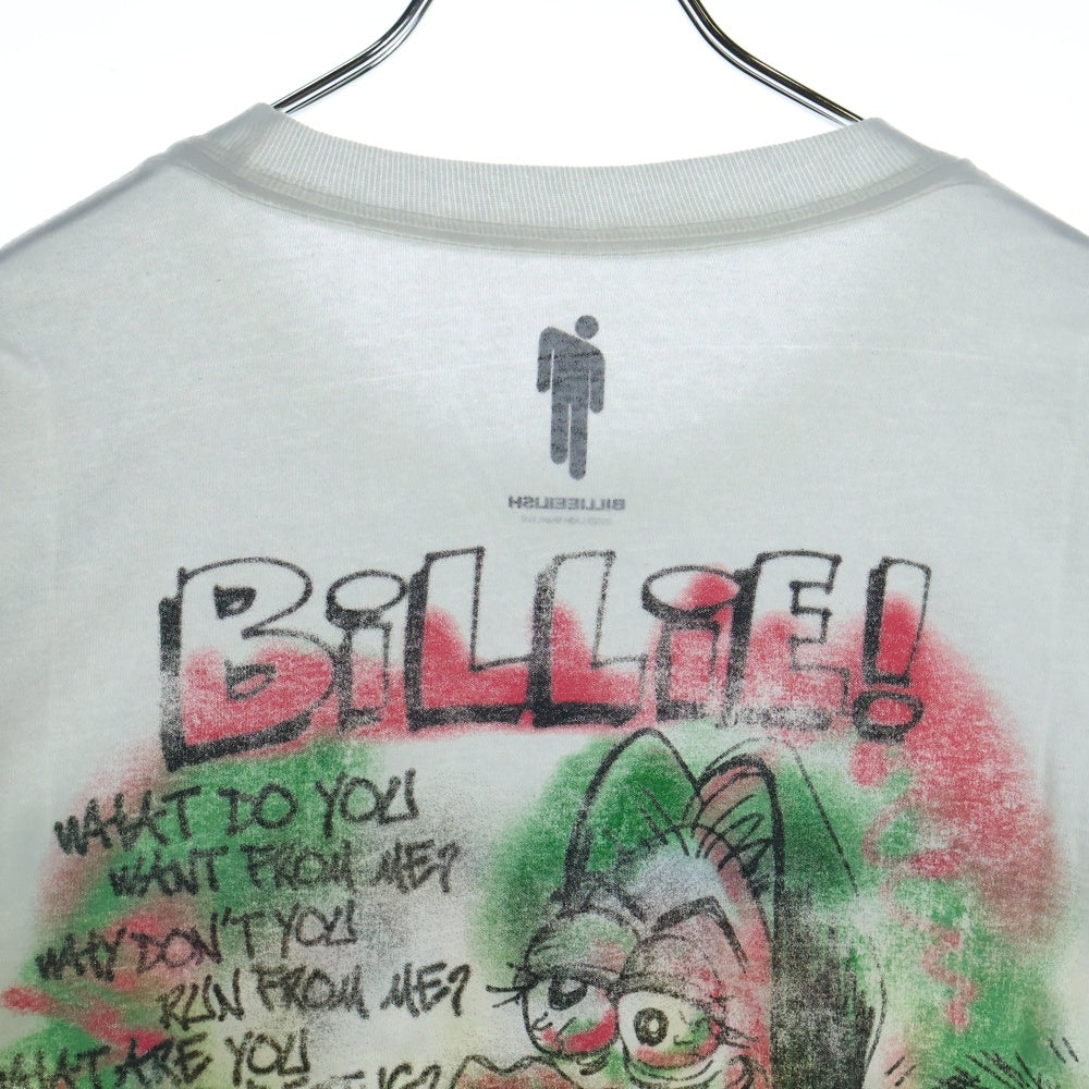 READY MADE(レディメイド) BILLIE EILISH ビリーアイリッシュ プリント半袖Tシャツ クルーネックカットソー ホワイト