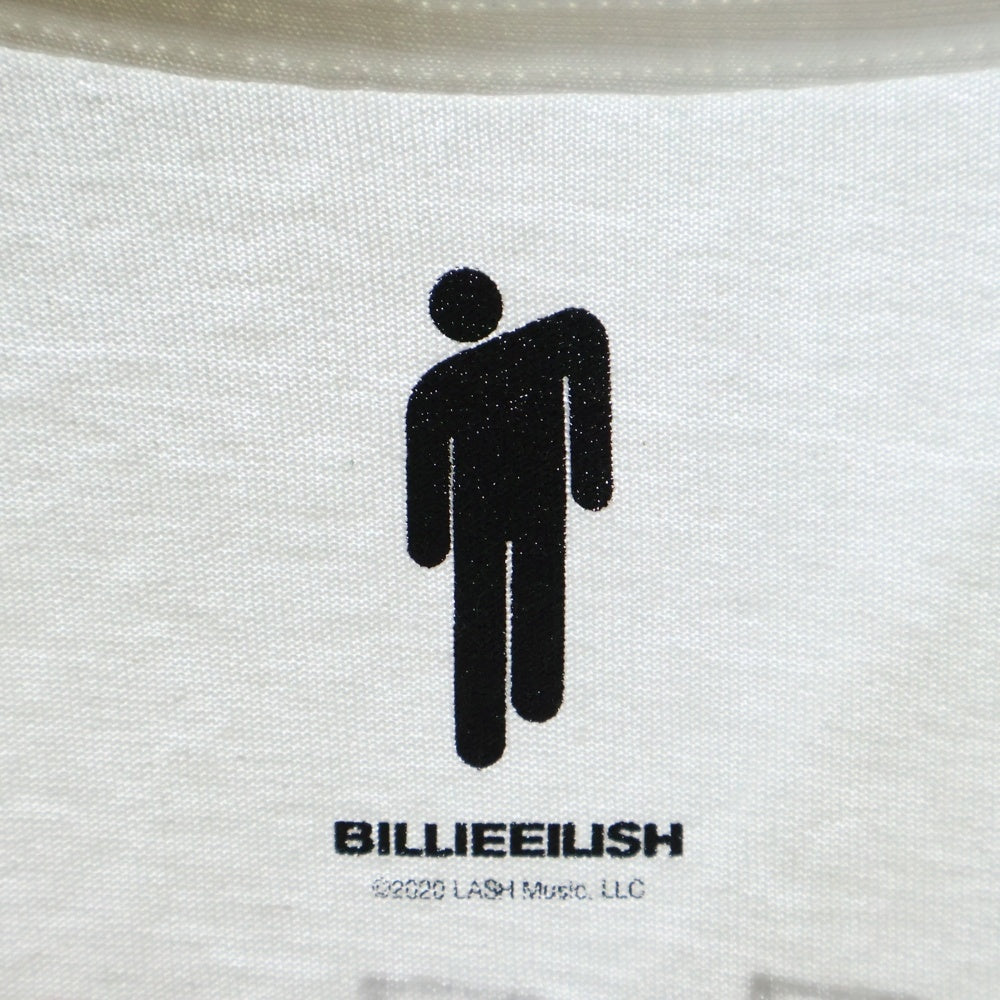 READY MADE(レディメイド) BILLIE EILISH ビリーアイリッシュ プリント半袖Tシャツ クルーネックカットソー ホワイト