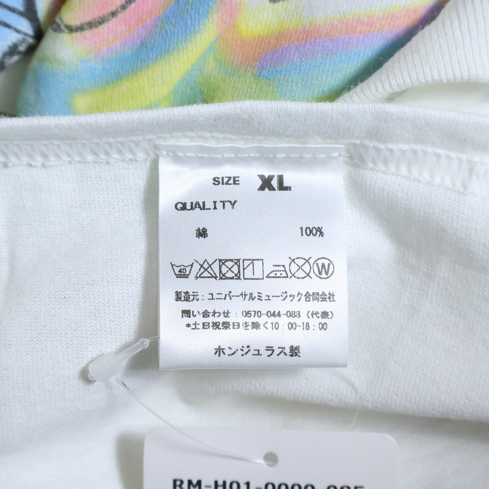 READY MADE(レディメイド) BILLIE EILISH ビリーアイリッシュ プリント半袖Tシャツ クルーネックカットソー ホワイト