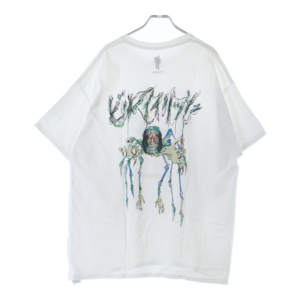 READY MADE(レディメイド) BILLIE EILISH ビリーアイリッシュ プリント半袖Tシャツ クルーネックカットソー ホワイト
