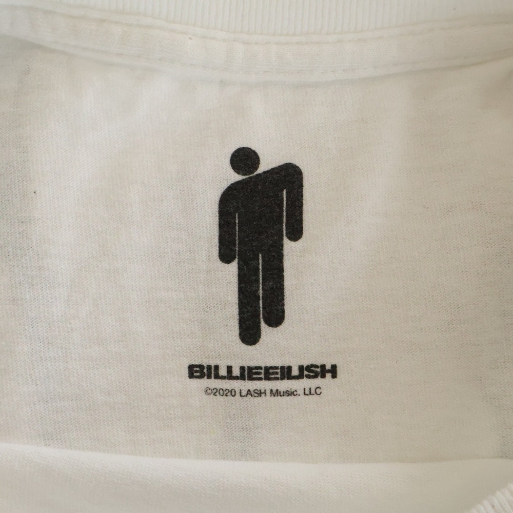 READY MADE(レディメイド) BILLIE EILISH ビリーアイリッシュ プリント半袖Tシャツ クルーネックカットソー ホワイト