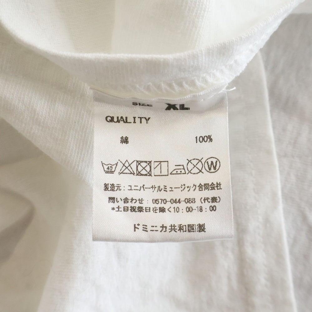 READY MADE(レディメイド) BILLIE EILISH ビリーアイリッシュ プリント半袖Tシャツ クルーネックカットソー ホワイト