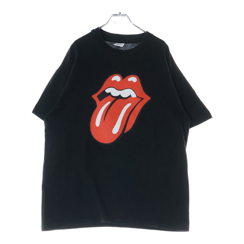 VINTAGE(ヴィンテージ) 90s Rolling Stones 半袖Tシャツ クルーネックカットソー ブラック