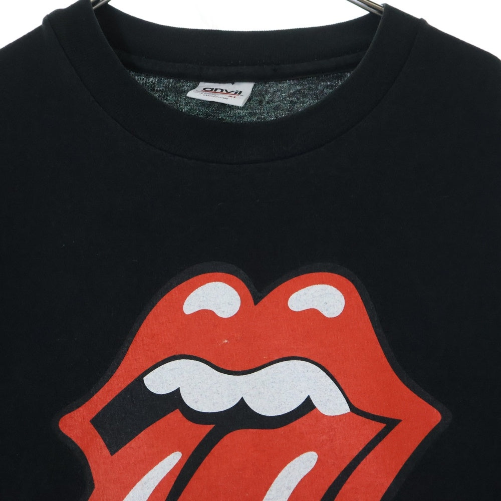 VINTAGE(ヴィンテージ) 90s Rolling Stones 半袖Tシャツ クルーネックカットソー ブラック