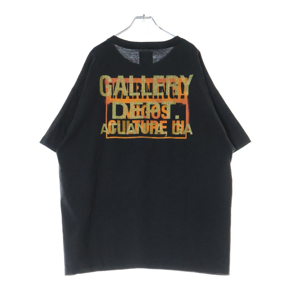 GALLERY DEPT.(ギャラリーデプト) NIGOS プリント半袖Tシャツ クルーネックカットソー ブラック