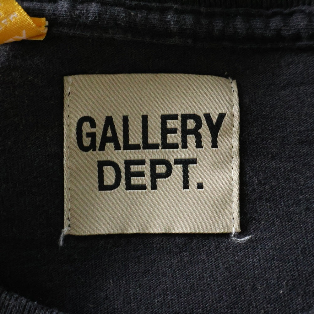 GALLERY DEPT.(ギャラリーデプト) NIGOS プリント半袖Tシャツ クルーネックカットソー ブラック