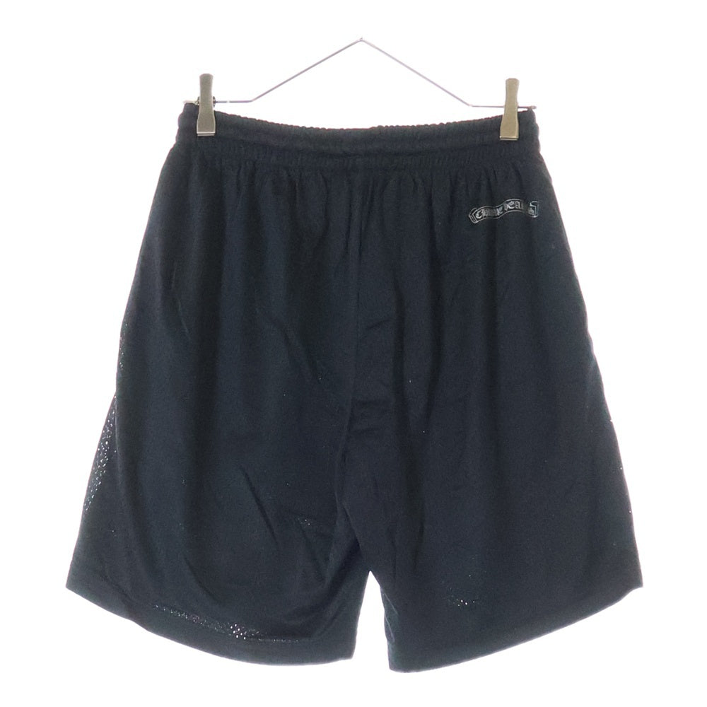 CHROME HEARTS(クロムハーツ) MESH VARSITY SHORTS CHプリントメッシュハーフパンツ ショーツ ブラック
