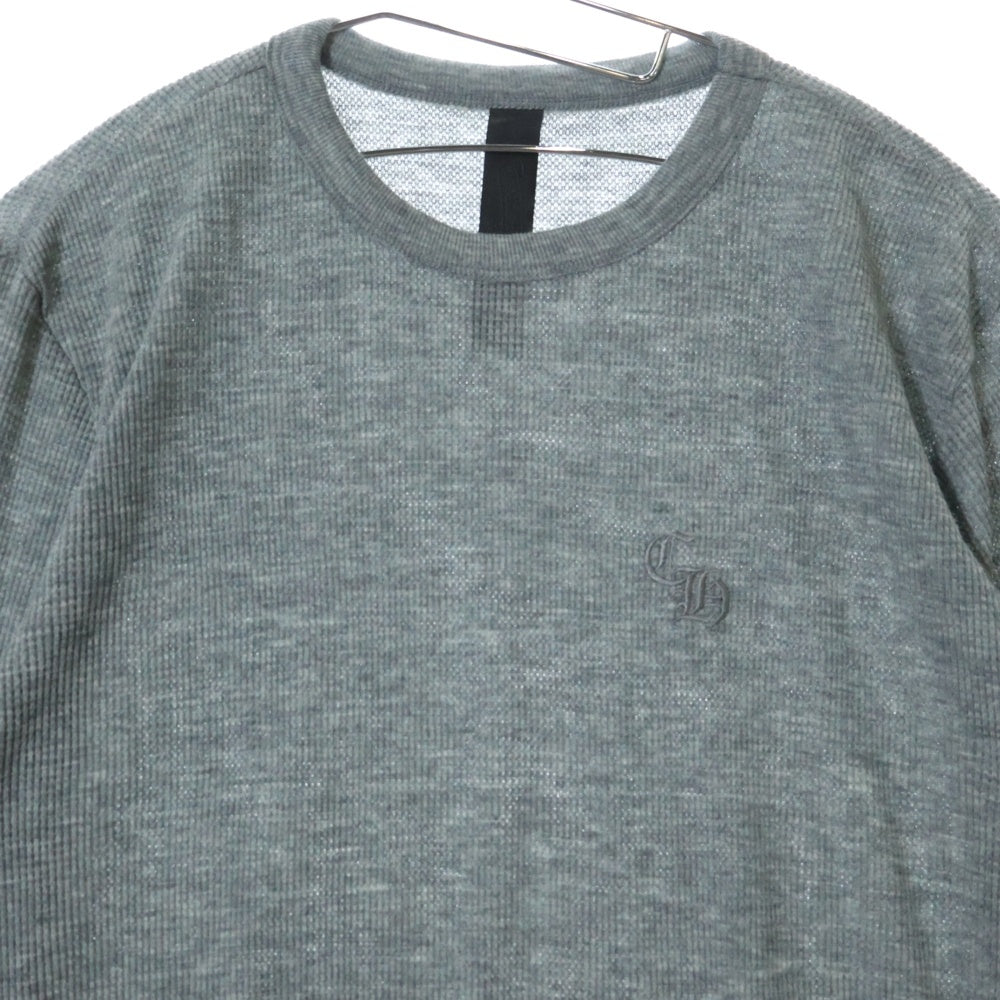 CHROME HEARTS(クロムハーツ) Y NOT CH Embroidery Thermal Long Sleeve Tee ワイノット CH刺繍 サーマル ロングスリーブTシャツ