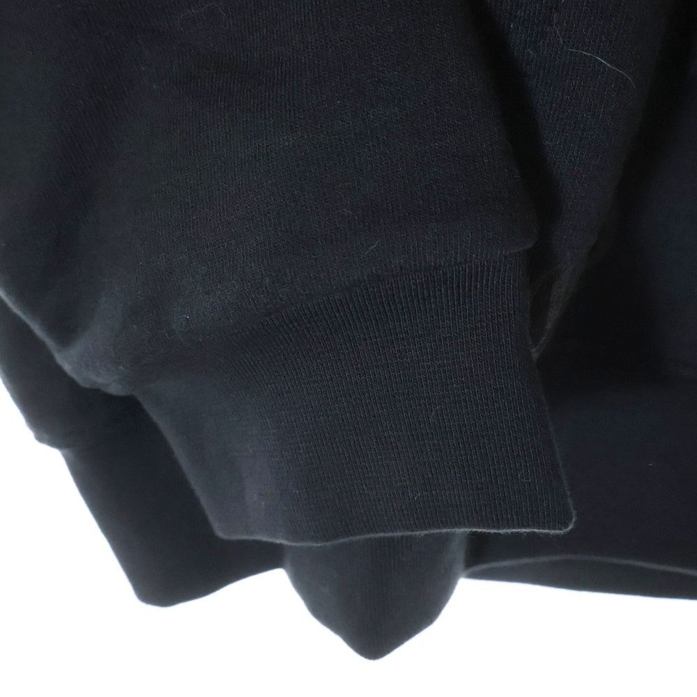 CHROME HEARTS(クロムハーツ) HORSESHOE ZIP UP HOODIE ホースシュー アームフローラル プリント ジップアップ スウェットパーカー ブラック