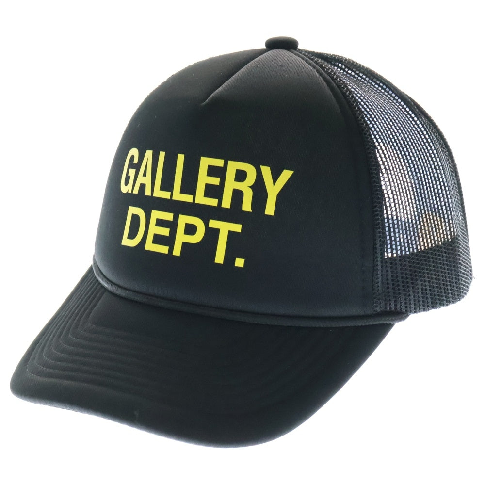 GALLERY DEPT.(ギャラリーデプト) ロゴプリントメッシュキャップ ブラック