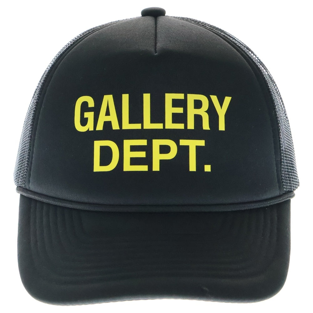 GALLERY DEPT.(ギャラリーデプト) ロゴプリントメッシュキャップ ブラック
